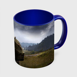 Кружка 3D DAYZ POSTER ДЕЙЗИ ПОСТЕР Z, цвет: 3D-белый + синий