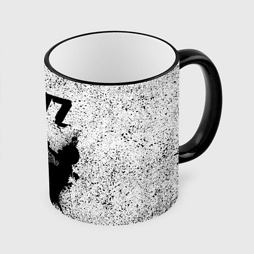 Кружка цветная DayZ / 3D-Черный кант – фото 1