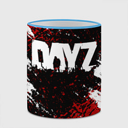Кружка 3D DayZ, цвет: 3D-небесно-голубой кант — фото 2