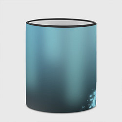 Кружка 3D Водяные свечения, цвет: 3D-черный кант — фото 2