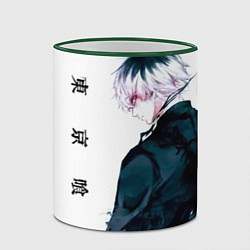 Кружка 3D Токийский гуль Tokyo Ghoul, цвет: 3D-зеленый кант — фото 2