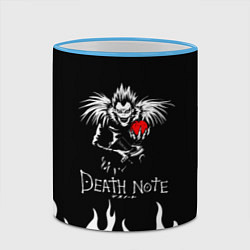 Кружка 3D DEATH NOTE ТЕТРАДЬ СМЕРТИ, цвет: 3D-небесно-голубой кант — фото 2