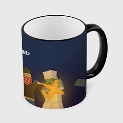 Кружка 3D Unturned, цвет: 3D-черный кант