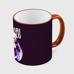 Кружка 3D Kyoko Kirigiri Кёко Киригири, цвет: 3D-оранжевый кант