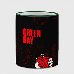 Кружка 3D Green day, цвет: 3D-зеленый кант — фото 2