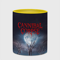 Кружка 3D Cannibal Corpse Труп Каннибала Z, цвет: 3D-белый + желтый — фото 2