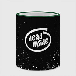Кружка 3D DEAD INSIDE, цвет: 3D-зеленый кант — фото 2