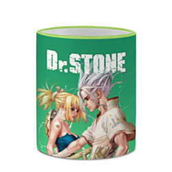 Кружка 3D Dr Stone, цвет: 3D-светло-зеленый кант — фото 2