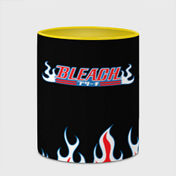 Кружка 3D BLEACH FLAME БЛИЧ ПЛАМЯ, цвет: 3D-белый + желтый — фото 2