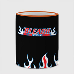 Кружка 3D BLEACH FLAME БЛИЧ ПЛАМЯ, цвет: 3D-оранжевый кант — фото 2