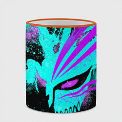 Кружка 3D БЛИЧ МАСКА ПУСТОГО НЕОН, цвет: 3D-оранжевый кант — фото 2