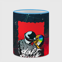 Кружка 3D DAFT PUNK MUSIC, цвет: 3D-небесно-голубой кант — фото 2