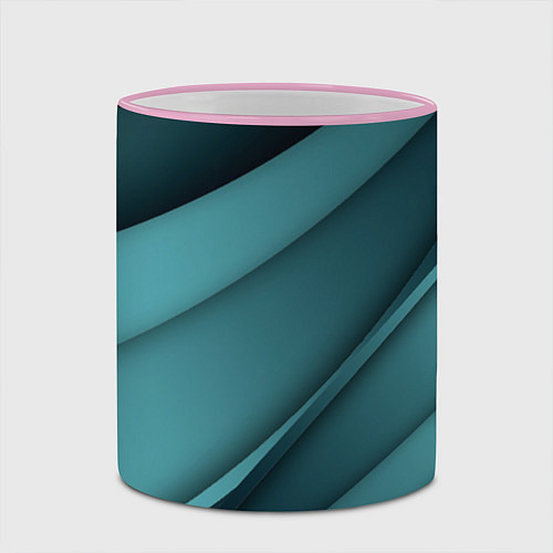 Кружка цветная VUAL / 3D-Розовый кант – фото 2