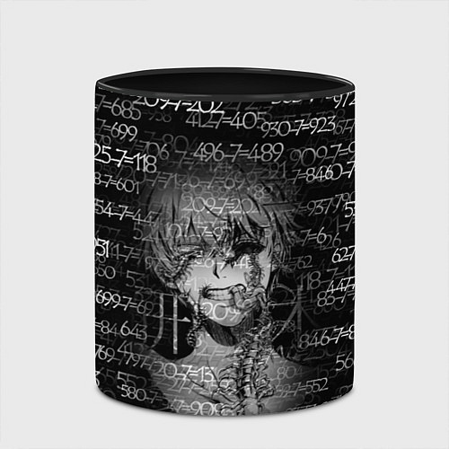 Кружка цветная Kaneki Ken 1000-7 / 3D-Белый + черный – фото 2