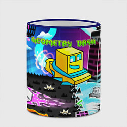 Кружка 3D Geometry Dash, цвет: 3D-синий кант — фото 2