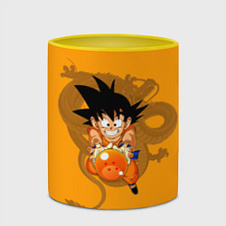 Кружка 3D Kid Goku, цвет: 3D-белый + желтый — фото 2