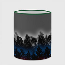 Кружка 3D Флаг из леса, цвет: 3D-зеленый кант — фото 2