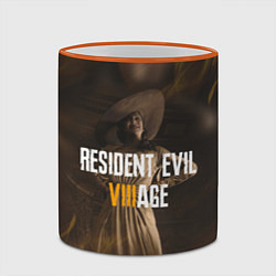 Кружка 3D RESIDENT EVIL VILLAGE ЛЕДИ ДИМИТРЕСКУ Z, цвет: 3D-оранжевый кант — фото 2