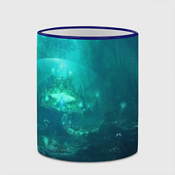 Кружка 3D Дно морское, цвет: 3D-синий кант — фото 2