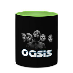 Кружка 3D OASIS, цвет: 3D-белый + светло-зеленый — фото 2