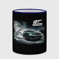 Кружка 3D Ford mustang, цвет: 3D-синий кант — фото 2