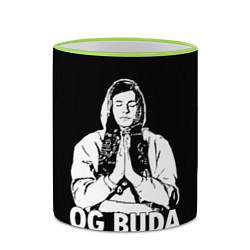 Кружка 3D OG Buda, цвет: 3D-светло-зеленый кант — фото 2