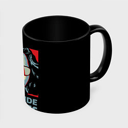 Кружка 3D The Dude Abides Лебовски, цвет: 3D-белый + черный