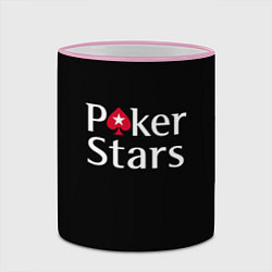 Кружка 3D Poker Stars, цвет: 3D-розовый кант — фото 2