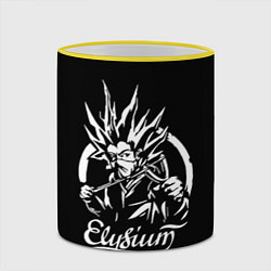 Кружка 3D Элизиум Elysium, цвет: 3D-желтый кант — фото 2