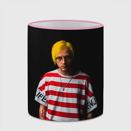 Кружка цветная Андрей Федорович / 3D-Розовый кант – фото 2