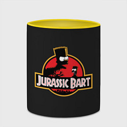 Кружка 3D Jurassic Bart, цвет: 3D-белый + желтый — фото 2