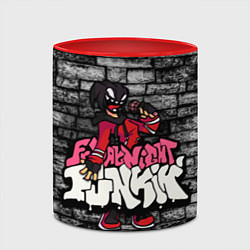 Кружка 3D Friday Night Funkin A G O T I, цвет: 3D-белый + красный — фото 2