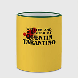 Кружка 3D Quentin Tarantino, цвет: 3D-зеленый кант — фото 2