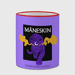 Кружка 3D Maneskin, цвет: 3D-красный кант — фото 2