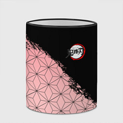 Кружка 3D КОСТЮМ НЕЗУКО КЛИНОК РАССЕКАЮЩИЙ ДЕМОНОВ, цвет: 3D-черный кант — фото 2