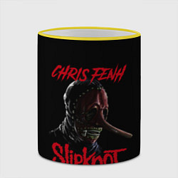 Кружка 3D CHRIS FENH SLIPKNOT СЛИПКНОТ Z, цвет: 3D-желтый кант — фото 2