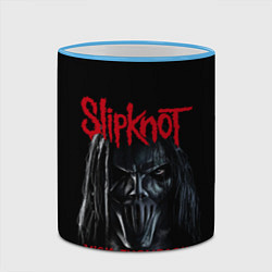 Кружка 3D MICK THOMPSON SLIPKNOT СЛИПКНОТ Z, цвет: 3D-небесно-голубой кант — фото 2