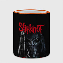 Кружка 3D MICK THOMPSON SLIPKNOT СЛИПКНОТ Z, цвет: 3D-оранжевый кант — фото 2