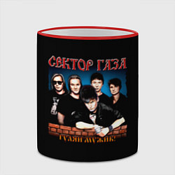 Кружка 3D ГУЛЯЙ МУЖИК! Сектор Газа, цвет: 3D-красный кант — фото 2