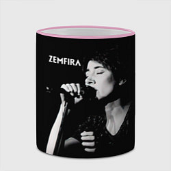 Кружка 3D Zемфира концерт, цвет: 3D-розовый кант — фото 2