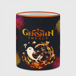Кружка 3D Genshin Impact Геншин Импакт Z, цвет: 3D-оранжевый кант — фото 2