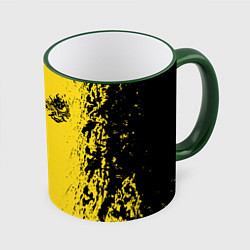 Кружка 3D CYBERPUNK 2077 КИБЕРПАНК 2077, цвет: 3D-зеленый кант