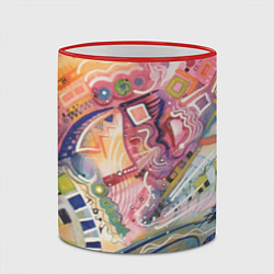 Кружка 3D MULT, цвет: 3D-красный кант — фото 2