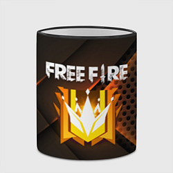 Кружка 3D FREE FIRE GRAND MASTER, цвет: 3D-черный кант — фото 2