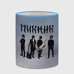 Кружка 3D Пикник группа, цвет: 3D-небесно-голубой кант — фото 2