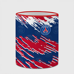 Кружка 3D ФК ПСЖ PARIS SAINT GERMAIN, цвет: 3D-красный кант — фото 2