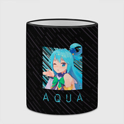 Кружка 3D Аква Aqua Коносуба KonoSuba, цвет: 3D-черный кант — фото 2