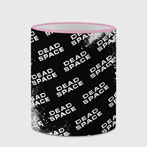 Кружка цветная Dead Space - Exposion Pattern / 3D-Розовый кант – фото 2
