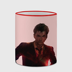 Кружка 3D David Tennant, цвет: 3D-красный кант — фото 2