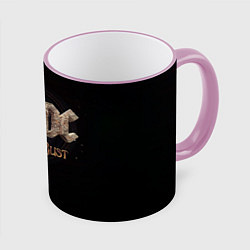 Кружка 3D ACDC Rock or Bust, цвет: 3D-розовый кант